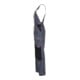 Latzhose Canvas 320 Gr.50 grau/schwarz PLANAM