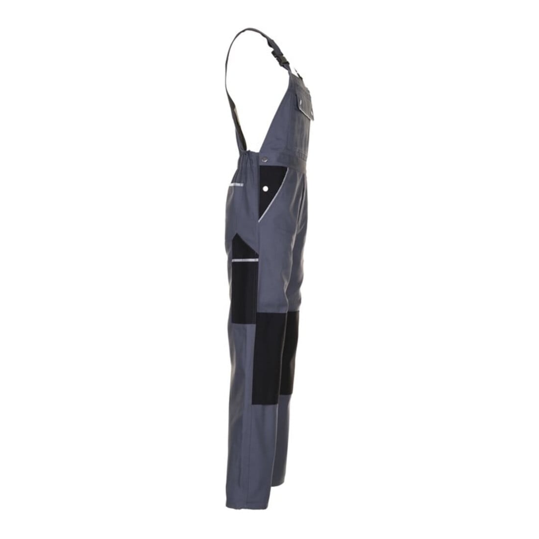 Planam Latzhose Canvas 320 grau