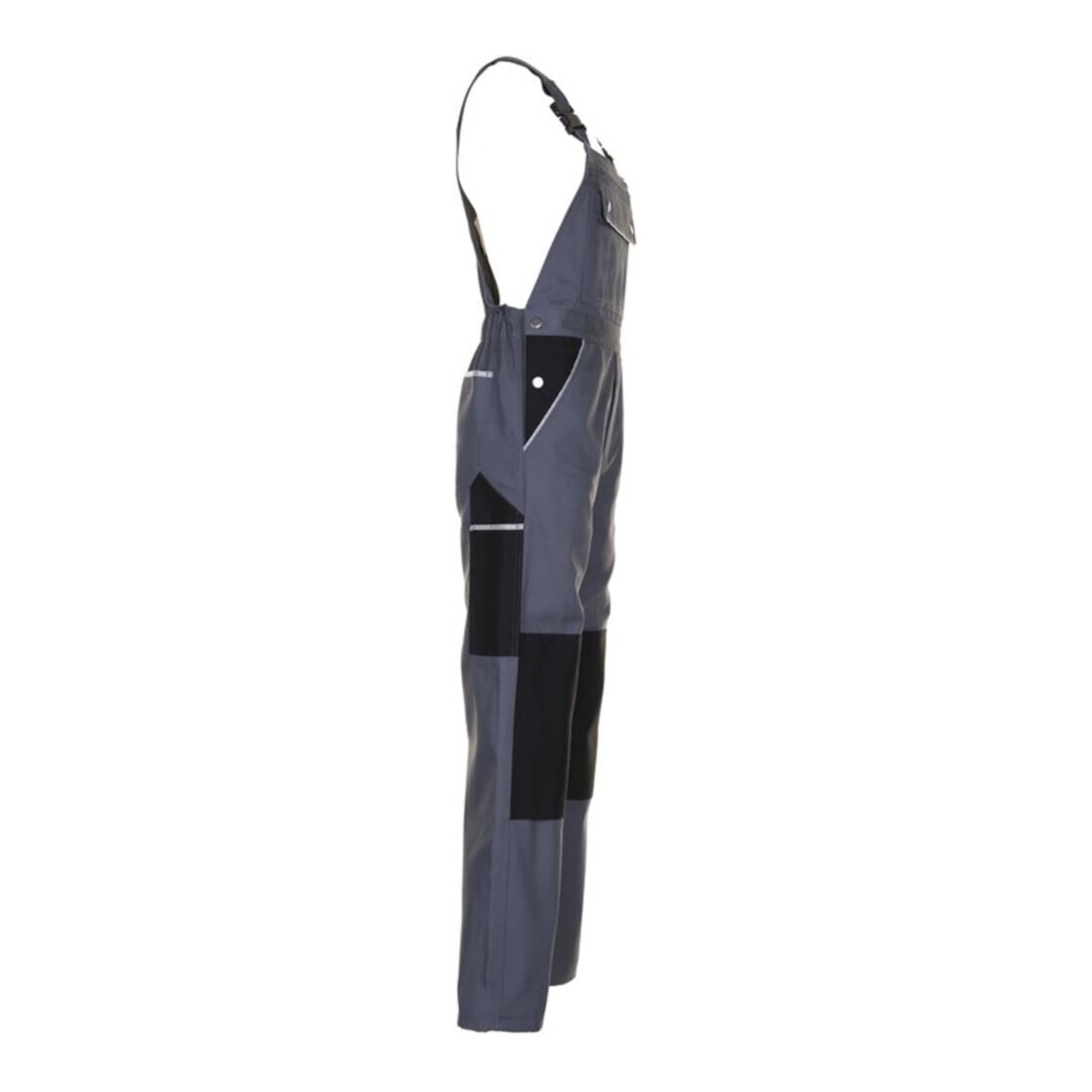 Planam Latzhose Canvas 320 grau