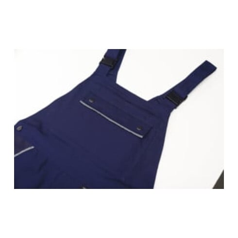 Planam Latzhose Canvas 320 grau