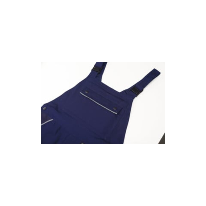 Latzhose Canvas 320 Gr.52 grau/schwarz PLANAM