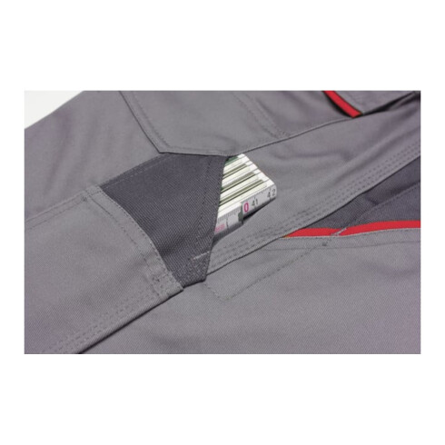 Planam Latzhose Highline schiefer/schwarz