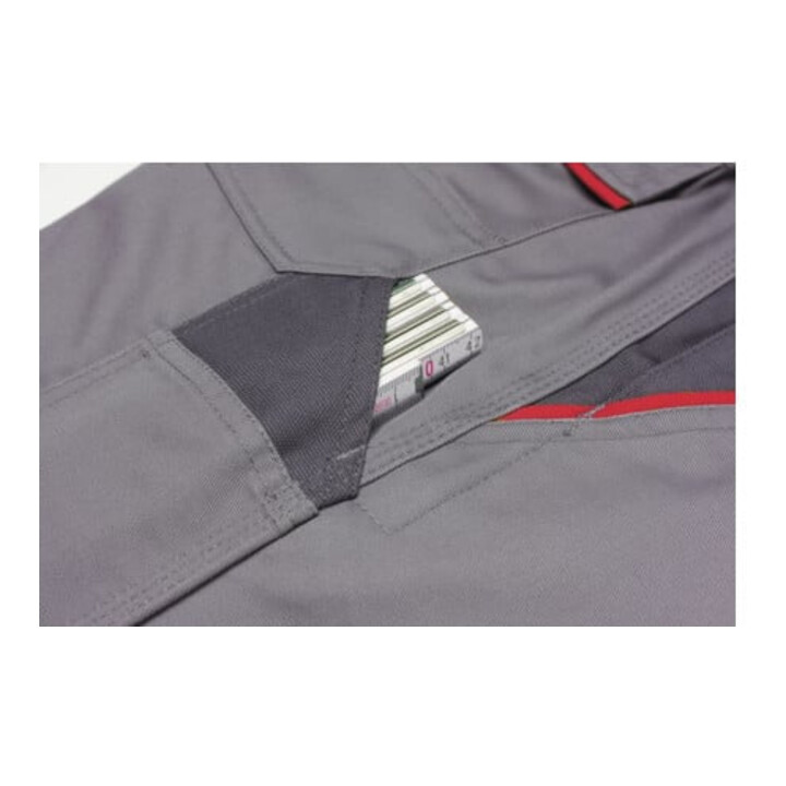 Latzhose Highline Gr.54 schiefer/schwarz/rot PLANAM