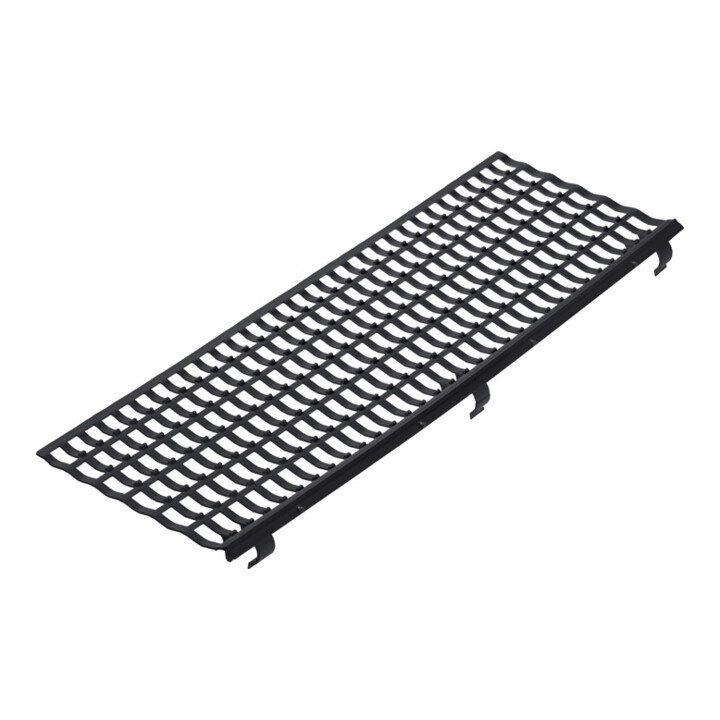 Laubfanggitter B.100-150mm L.1m schwarz PROTEKTOR