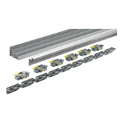 Laufprofil 4000mm silber HETTICH