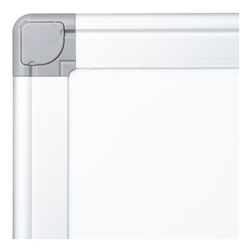 STIER Lavagna bianca, magnetica con telaio in alluminio, 1800 x 1200 mm