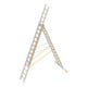Layher Allzweckleiter TOPIC 1040 3-teilig 3 x 14 Sprossen