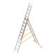 Layher Allzweckleiter TOPIC 1041 3-teilig 3 x 10 Stufen