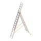 Layher Allzweckleiter TOPIC 1041 3-teilig 3x12 Stufen