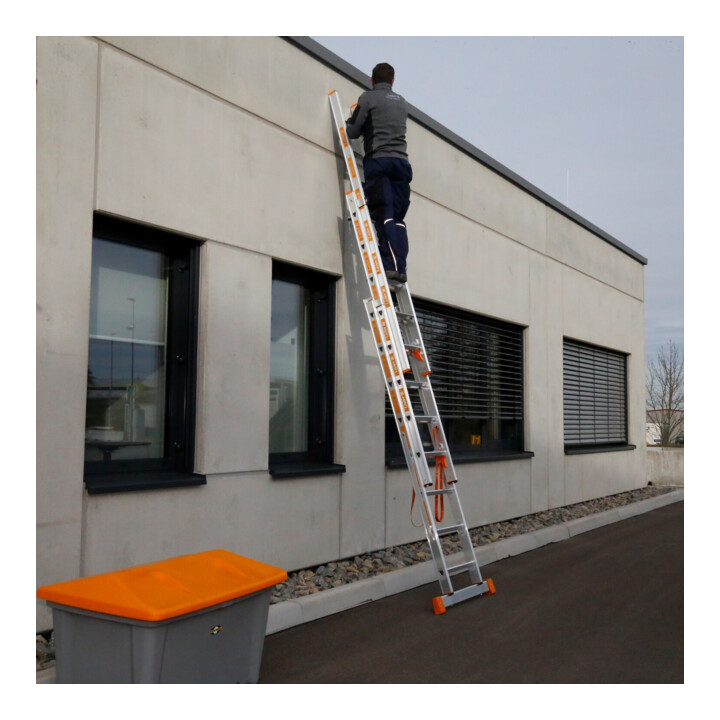 Layher Allzweckleiter TOPIC 1041 3-teilig 3x12 Stufen