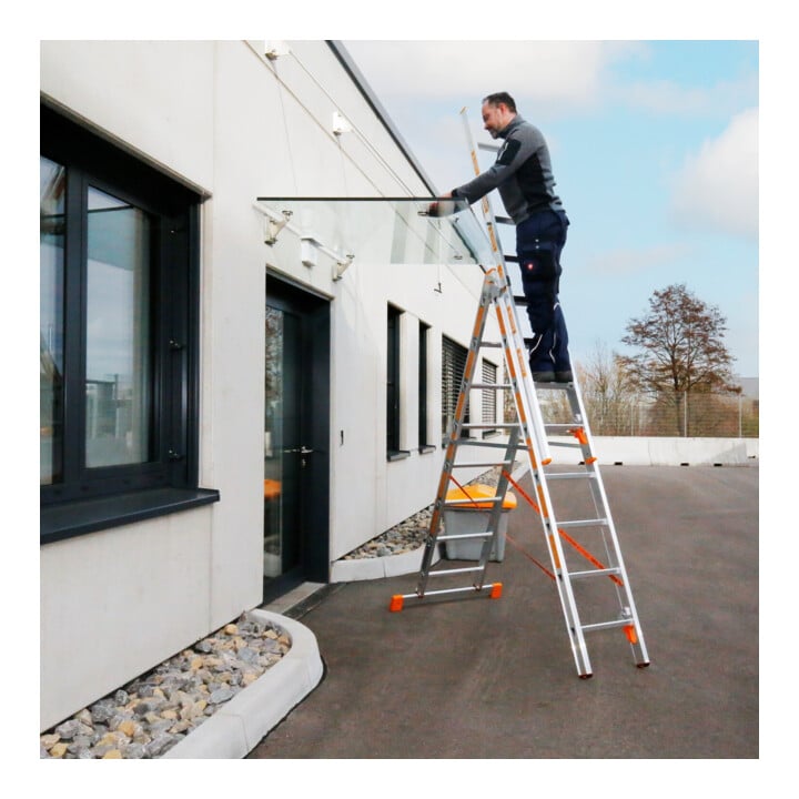 Layher Allzweckleiter TOPIC 1041 3-teilig 3x12 Stufen