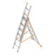 Layher Allzweckleiter TOPIC 1041 3-teilig 3x6 Stufen