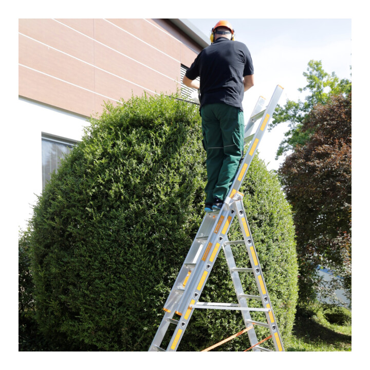 Layher Allzweckleiter TOPIC 1041 3-teilig 3x8 Stufen