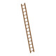 Layher Dachauflegeleiter 1051 15 Sprossen braun RAL 8011