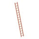 Layher Dachauflegeleiter 1051 15 Sprossen rot RAL 8004 gem. DIN 4567-4