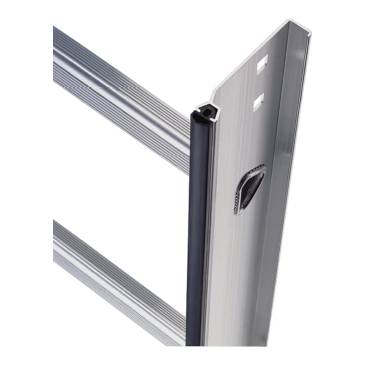 Layher Dachauflegeleiter 1051 15 Sprossen rot RAL 8004 gem. DIN 4567-4