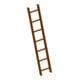 Layher Dachauflegeleiter 1051 7 Sprossen braun RAL 8011 gem. DIN 4567-4