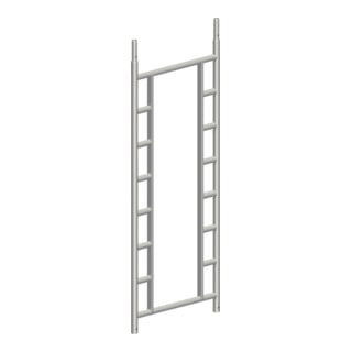 Layher Durchgangs-Standleiter 75/8 Alu rutschgesichert