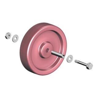 Layher Ersatzteil PA-Rad inklusive Achse für 1267200