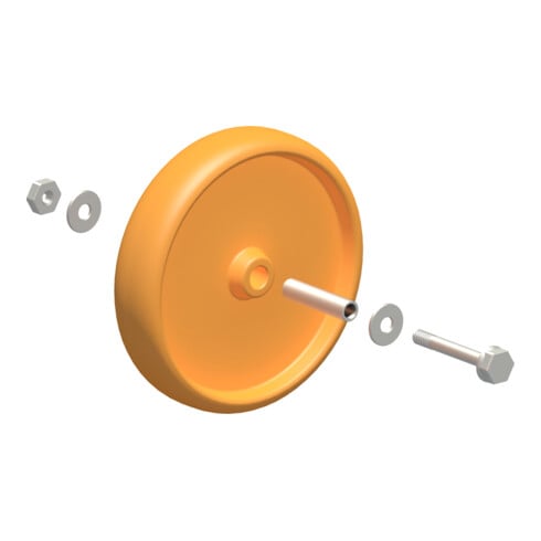 Layher Ersatzteil Rad 1259200/1259201/1359200