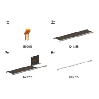 Layher Fahrgerüst Nachrüst-Set 2110 Typ 1400019