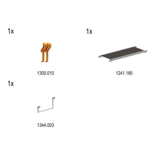 Layher Fahrgerüst Nachrüst-Set 5002 auf 1405002 Typ 1400027