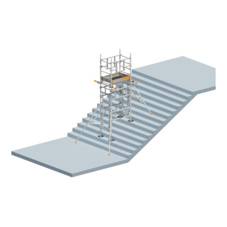 Layher Fahrgerüst SoloTower P2 SAFETYPLUS Treppen-Kit 2,65 m SH 4,65 m AH