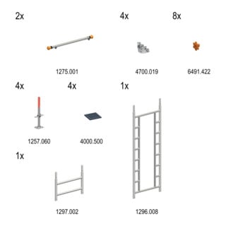 Layher Fahrgerüst SoloTower Treppen-Kit 1600001