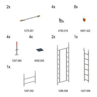 Layher Fahrgerüst SoloTower Treppen-Kit Typ 1600003