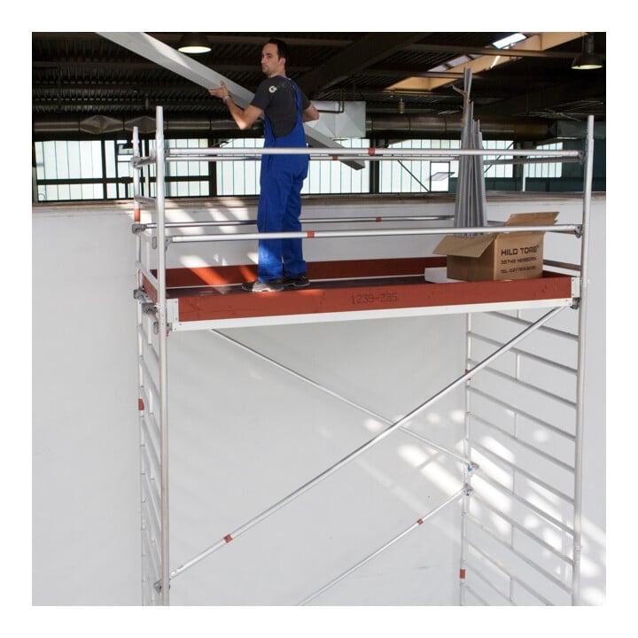 Layher Fahrgerüst Uni Breit 2107 SH 7,38 m AH 9,38 m