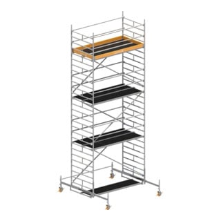 Layher Fahrgerüst Uni Breit P2 6,38 m Arbeitshöhe 8,38 m