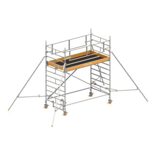 Layher Fahrgerüst Uni Breit P2 SAFETY PLUS 2,2 m Höhe 4,20 m Arbeitshöhe
