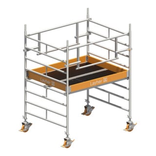 Layher Fahrgerüst Uni Kompakt P2 SAFETY PLUS Doppelgeländer 1,2m 3,20m