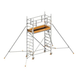 Layher Fahrgerüst Uni Leicht P2 SAFETY PLUS 2,1 m SH 4,10 m AH