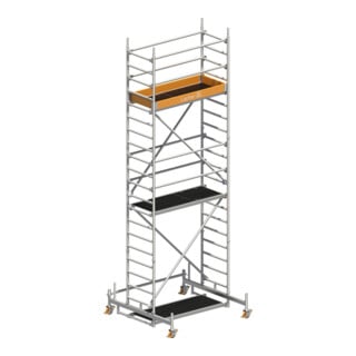 Layher Fahrgerüst Uni Leicht P2 SH 4,26 m AH 6,26 m