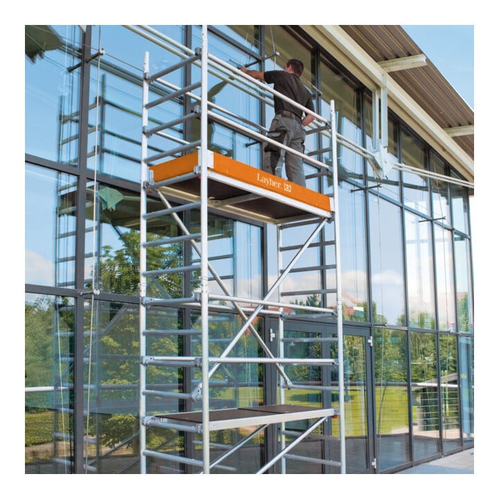 Layher Fahrgerüst Uni Leicht P2 SH 6,26 m AH 8,26 m