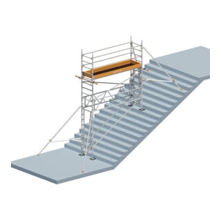 Layher Fahrgerüst Uni Standard P2 mit Treppen-Kit Typ 1601193