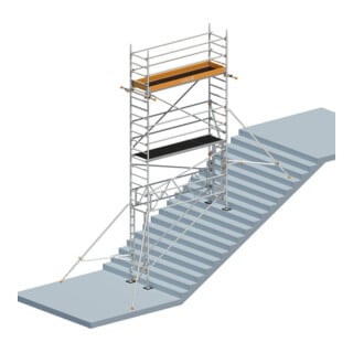 Layher Fahrgerüst Uni Standard P2 mit Treppen-Kit Typ 1601195