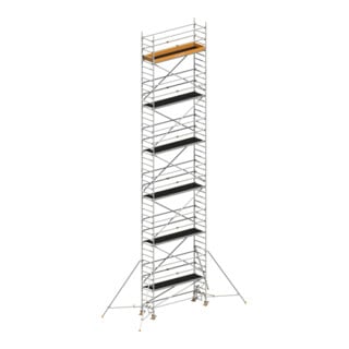 Layher Fahrgerüst Uni Standard P2 mit Uni Telegeländer 11,2 m Höhe