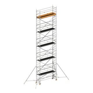 Layher Fahrgerüst Uni Standard P2 mit Uni Telegeländer 9,2m SH 11,20m AH