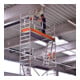 Layher Fahrgerüst Uni Standard P2 SAFETY PLUS Doppelgeländer 6,35 m Höhe