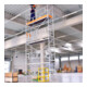 Layher Fahrgerüst Uni Standard P2 SAFETY PLUS Doppelgeländer 6,35 m Höhe