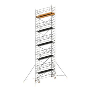 Layher Fahrgerüst Uni Standard P2 SAFETY PLUS Doppelgeländer Gerüststützen 9,2m SH 11,20m AH