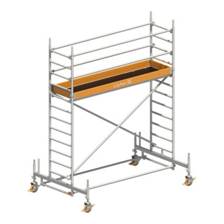 Layher Fahrgerüst Uni Standard Typ 1109 SH 9,38 m AH 11,38 m