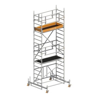 Layher Fahrgerüst Zifa P2 SAFETY PLUS Doppelgeländer 3,76m SH 5,76m AH