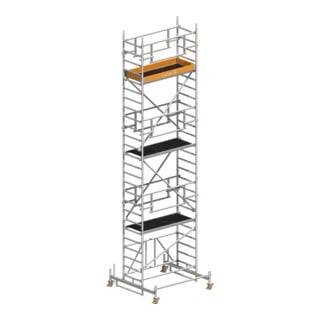 Layher Fahrgerüst Zifa P2 SAFETY PLUS Doppelgeländer 5,76m SH 7,76m AH