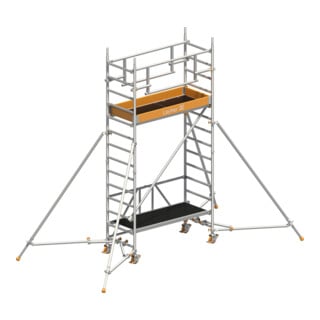 Layher Fahrgerüst Zifa P2 SAFETY PLUS Doppelgeländer Gerüststützen 2,61m SH