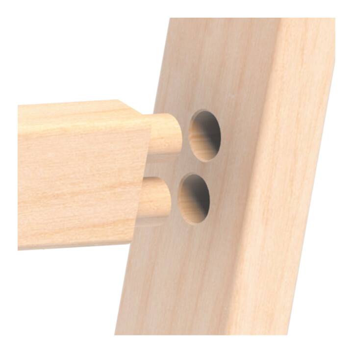 Layher Holzanlegeleiter 1052 6 Sprossen