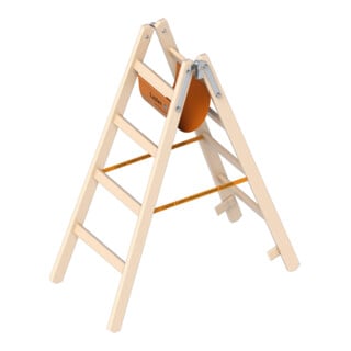 Layher Holzstehleiter 1038 2x4 Sprossen