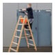 Layher Holzstehleiter 1038 2x5 Sprossen